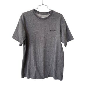 Columbia T Shirt Size Medium Short Sleeve Omni Wick Performance Tee Gray Active